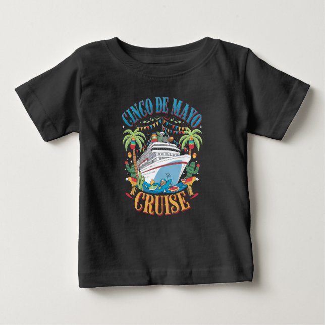 Cinco De Mayo Cruise Mexiko Schiff Fiesta Baby T-shirt (Vorderseite)