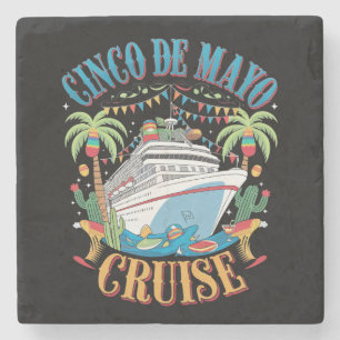 Cinco De Mayo Cruise Mexiko Schiff Fiesta Steinuntersetzer