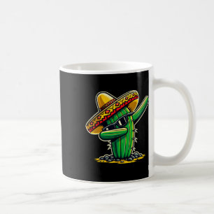 Cinco de Mayo Dabbing Cactus Funny Mexican Boys To Kaffeetasse