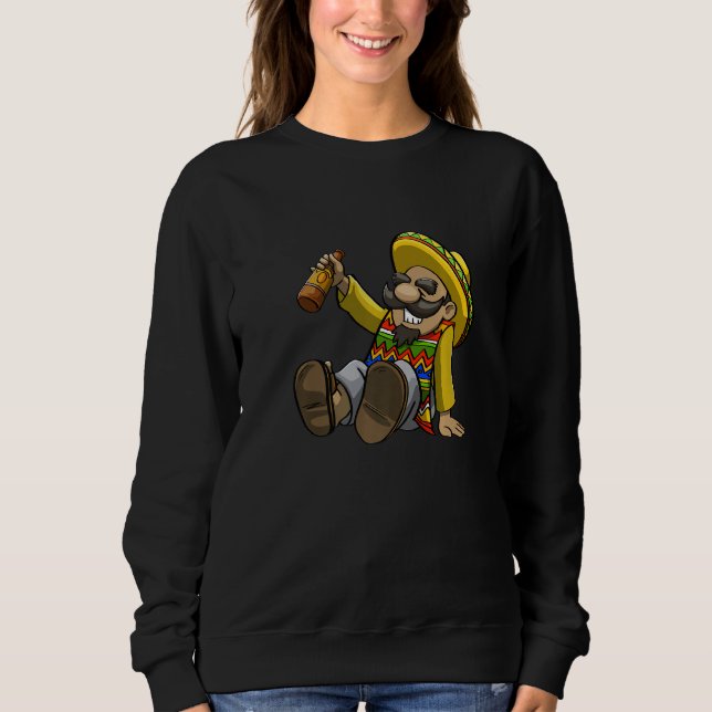 Cinco De Mayo Dabbing Drunk Tio Women Mexican Cele Sweatshirt (Vorderseite)