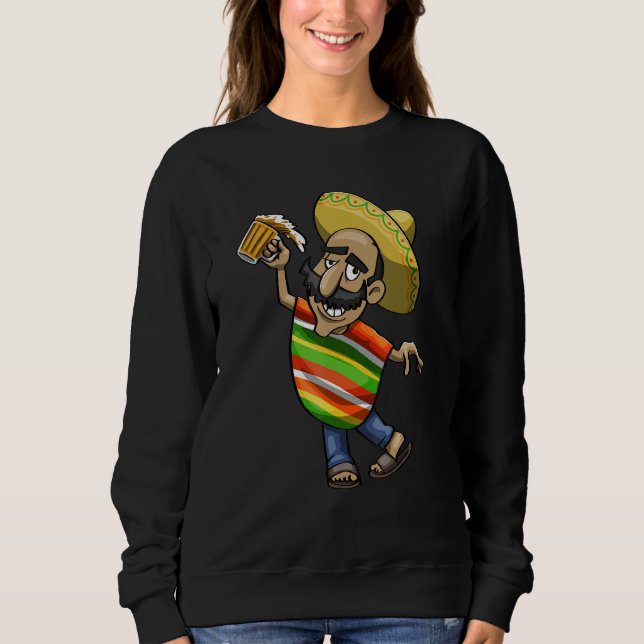 Cinco De Mayo Dabbing Drunk Tio Women Mexican Cele Sweatshirt (Vorderseite)