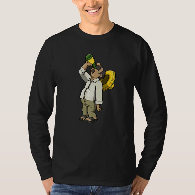 Cinco De Mayo Dabbing Drunk Tio Women Mexican Cele T-Shirt (Vorderseite)