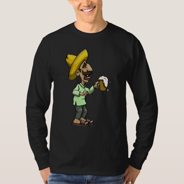 Cinco De Mayo Dabbing Drunk Tio Women Mexican Cele T-Shirt (Vorderseite)