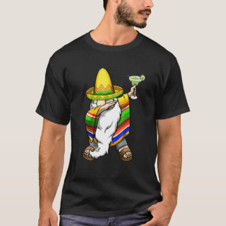 Cinco De Mayo Dabbing Margarita Mexikanische Feier T-Shirt
