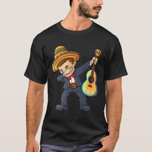 Cinco de Mayo Dabbing Mariachi Mexikanische Jungen T-Shirt