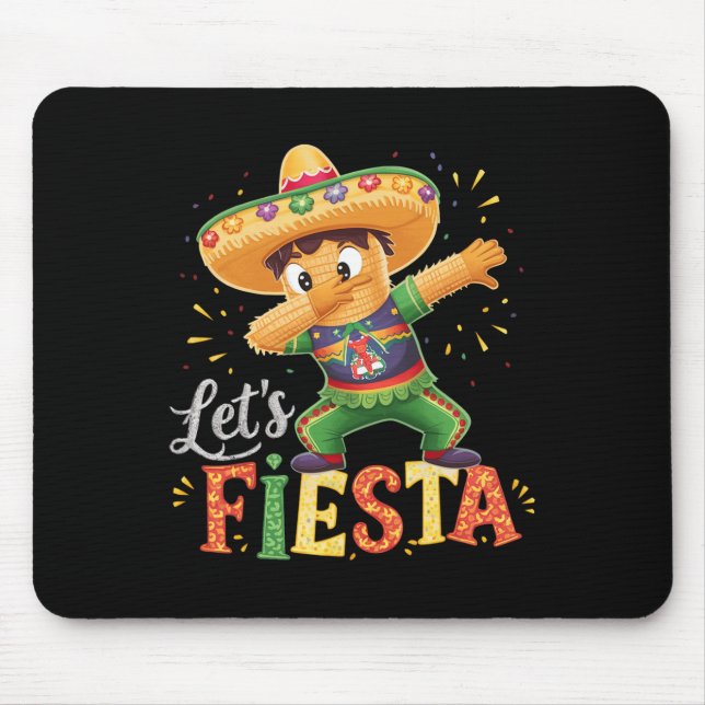 Cinco De Mayo Dabbing Pinata Let's Fiesta Squad Da Mousepad (Vorne)