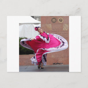 Cinco De Mayo Dancer Postkarte