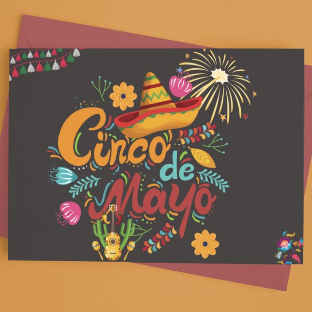 Cinco De Mayo Feiertagspostkarte (Von Creator hochgeladen)