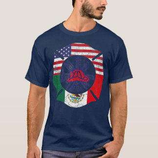 Cinco De Mayo Feuerwehrmann mexikanischer Kämpfer T-Shirt