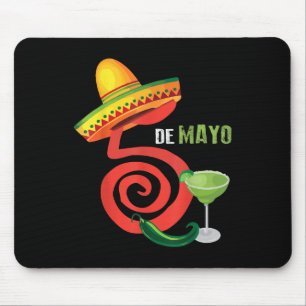 Cinco De Mayo Fiesta Design Camisa 5 De Mayo Viva Mousepad