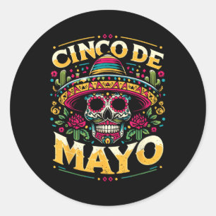 Cinco De Mayo Fiesta Fun Family Match 5 De Mayo Runder Aufkleber