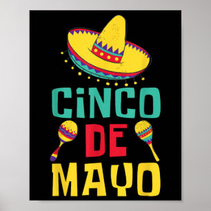 Cinco De Mayo Fiesta Funny Mexican Party Celebrati Poster