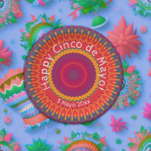 Cinco de Mayo Fiesta Kaleidoscope Pappteller