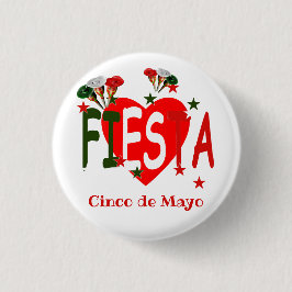 Cinco de mayo ,fiesta mexican button