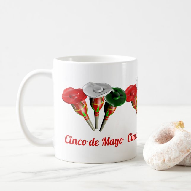 Cinco de mayo ,fiesta mexican kaffeetasse (Mit Donut)