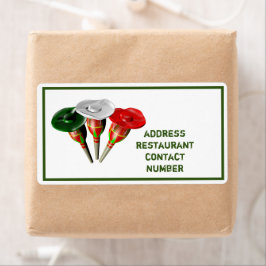 Cinco de mayo,fiesta mexican personalisiert label