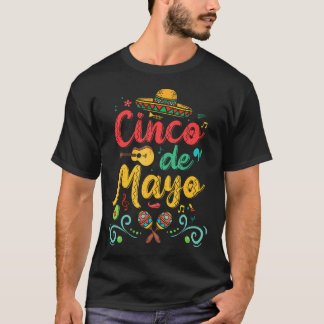 Cinco De Mayo Fiesta Mexikanische Party 5 De T-Shirt