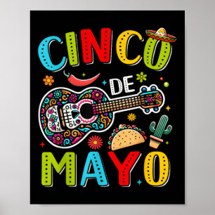 Cinco De Mayo Fiesta Mexikanisches Party 5 De Mayo Poster