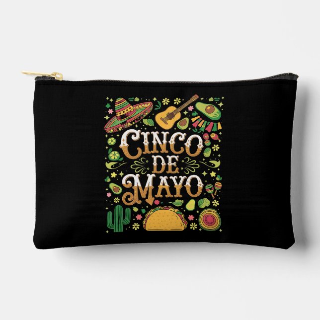Cinco De Mayo Fiesta Niedliche Elemente des Party Zubehörtasche (Vorderseite)