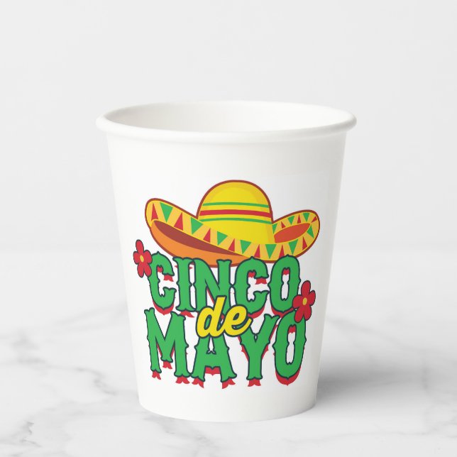 Cinco de Mayo Fiesta Pappbecher (Vorderseite)