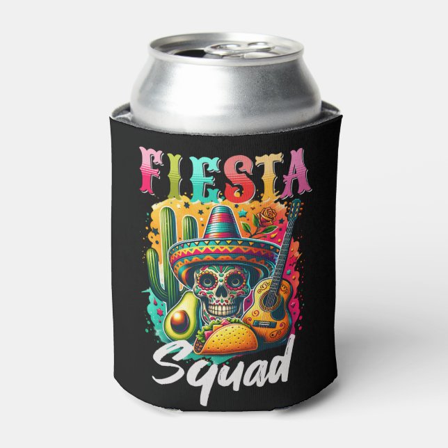 Cinco de Mayo Fiesta Squad Design Dosenkühler (Kanne Vorderseite)