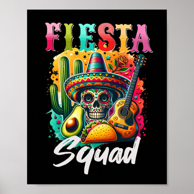 Cinco de Mayo Fiesta Squad Design Poster (Vorne)