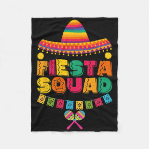 Cinco De Mayo Fiesta Squad Family Matching Group A Fleecedecke