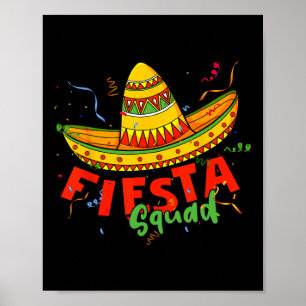 Cinco De Mayo Fiesta Squad Family Matching Group A Poster