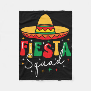 Cinco De Mayo Fiesta Squad Funny Mexican Fiesta 5 Fleecedecke