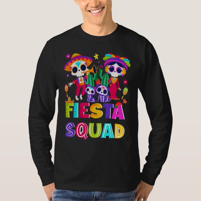 cinco de mayo fiesta squad let´s celebrate Mexican T-Shirt (Vorderseite)