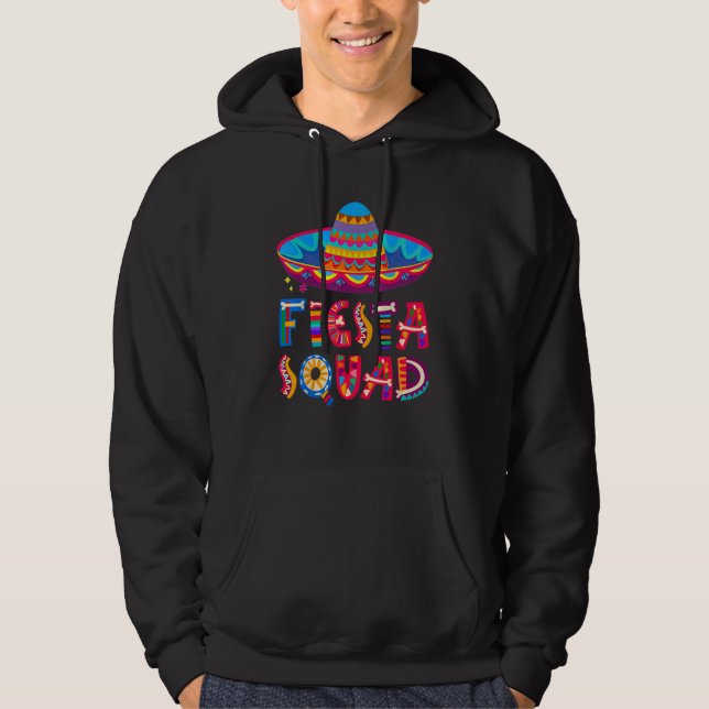Cinco De Mayo Fiesta Squad Mexican Party Cinco De  Hoodie (Vorderseite)