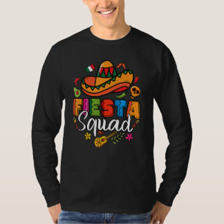 Cinco De Mayo Fiesta Squad Mexican Party Cinco De  T-Shirt