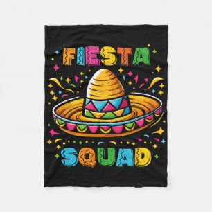 Cinco De Mayo Fiesta Squad Mexikanisches Party Cin Fleecedecke