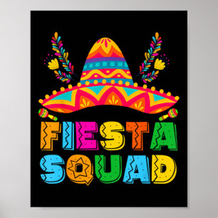 Cinco De Mayo Fiesta Squad Mexikanisches Party Cin Poster