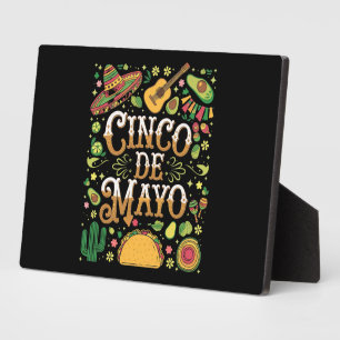 Cinco De Mayo Fiesta Süße Party-Elemente Fotoplatte