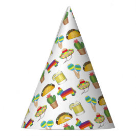 Cinco de Mayo Fiesta Taco Pinata Margarita Partyhütchen