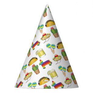 Cinco de Mayo Fiesta Taco Pinata Margarita Partyhütchen