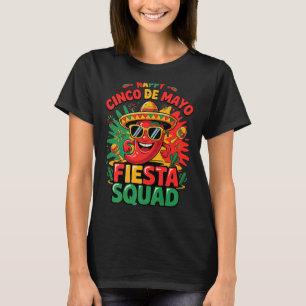 Cinco De Mayo Fiesta-Truppe Lustiger Mexikanischer T-Shirt