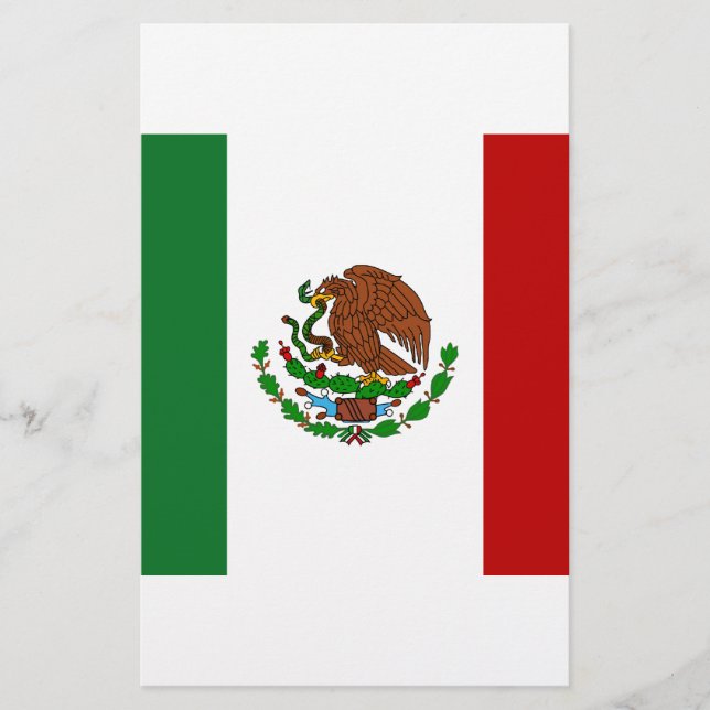 Cinco de Mayo Flag Mexiko Briefpapier (Vorderseite)