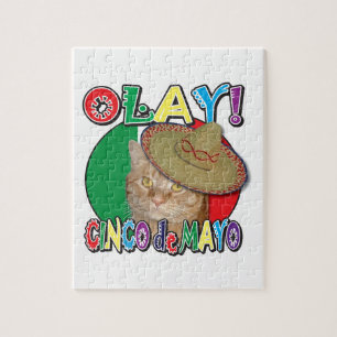 Cinco de Mayo Flag Mexiko Puzzle