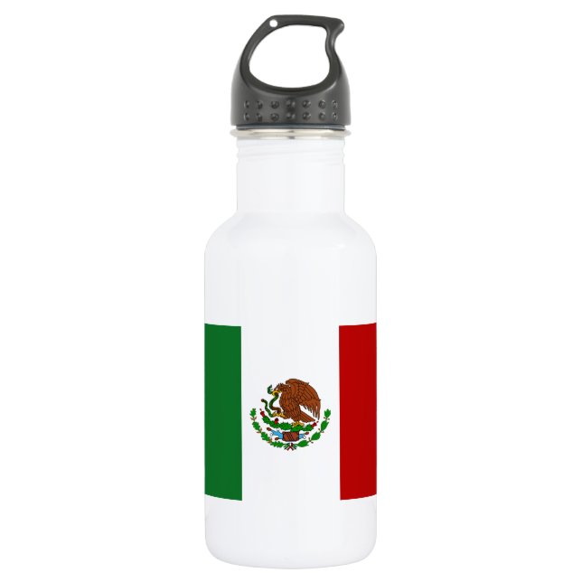 Cinco de Mayo Flag Mexiko Trinkflasche (Vorderseite)