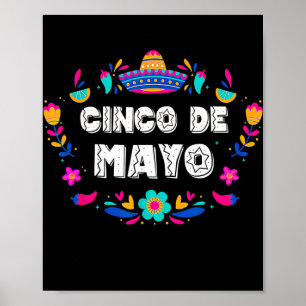 Cinco de Mayo for Mens Womens Kids Mexican Fiesta Poster