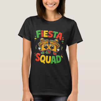 Cinco de mayo funny fiesta squad party for men T-Shirt