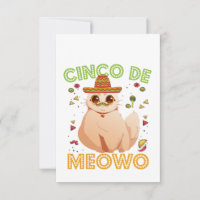 Cinco De Mayo Funny Mexican Cat Cindo De Mayo Gift