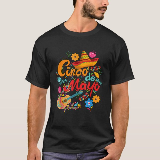Cinco de Mayo funny Mexican fiesta 5 De Mayo  T-Shirt (Vorderseite)