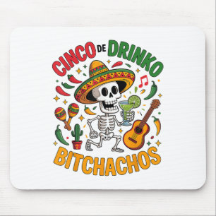 Cinco De Mayo Funny mexikanisches Party Cinco De D Mousepad