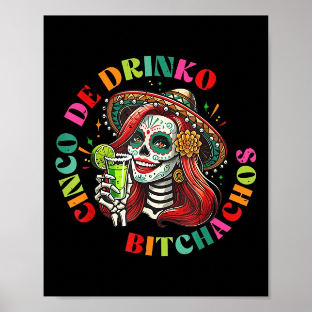 Cinco De Mayo Funny mexikanisches Party Cinco De D Poster (Vorne)