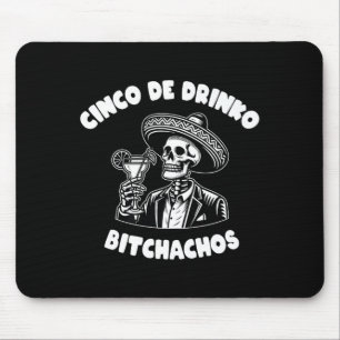 Cinco de Mayo für Frauen Cinco de Drinko Premium Mousepad