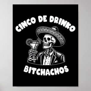 Cinco de Mayo für Frauen Cinco de Drinko Premium Poster