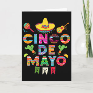 Cinco De Mayo für Männer Frauen Kinder Mexikanisch Karte